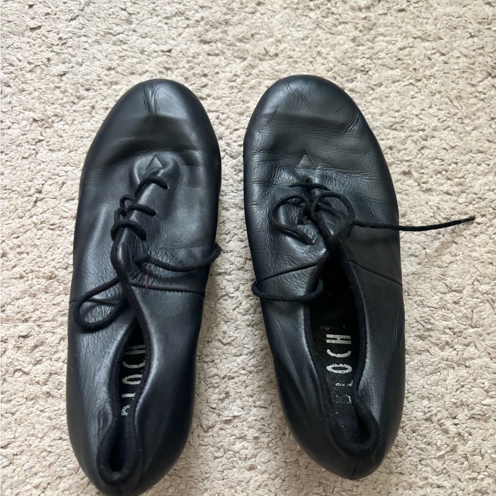 Bloch Black Leather Dance Shoes women’s size 8.5